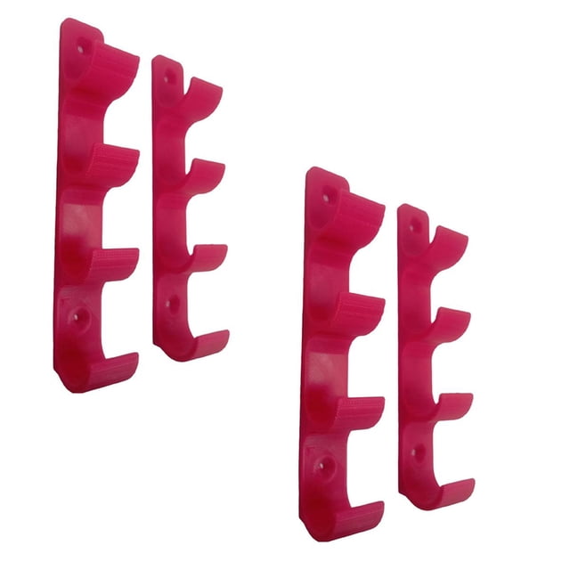 Base Porta Plumones para la Pared BazeMayk 2 Pares 13x2x0.4cm Rojo No incluye Plumones. 3D Art MXBZM-012