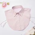 thumbnail image 5 of Fake Collar for Women White Striped Pointed Detachable Collar Decorative Accessory 1 Pc, 5 of 5