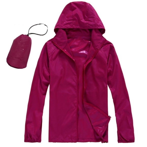 Veste Coupe-Vent à Capuche pour Hommes Femmes, Écran Solaire, Coupe-Vent, Séchage Rapide, Grande Taille, pour la Pêche et le Vélo