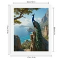 thumbnail image 2 of Paint by Numbers Kit for Adults, Peacock On Cliff Seaside Landscape Paint by Numbers, Easy Paint by Numbers Kit for Adults Beginner, DIY Adult Paint by Number Kits on Canvas, Home Decor, 2 of 7