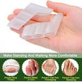 thumbnail image 3 of GIXUSIL 10 Pack Bunion Corrector Pinky Toe Separator, Soft Silicone Gel Little Pinky Toe Protectors Sleeve for Calluses, Blisters, Corns and Pain Relief from Friction, Fits Men and Women（Transparent）, 3 of 5