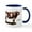 White/Navy Inside, variant on CafePress - Texas Longhorn Mug - 11 oz Ceramic Mug - Novelty Coffee Tea Cup