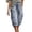 Light Blue, variant on Posijego Women's Cargo Capri Pants with Multiple Pockets Cropped Pants Trendy Summer Outdoor Travel Capris Pants for Women