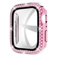 thumbnail image 1 of 2 Pack Goton Bling Screen Protector Case for Apple Watch Series 7 & 8 45mm with Tempered Glass, Glitter Diamond Rhinestone, 1 of 4