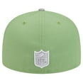 thumbnail image 4 of Men's New Era Green/Gray Dallas Cowboys Two-Tone Color Pack 59FIFTY Fitted Hat, 4 of 5