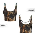 thumbnail image 5 of Lsque desert Man Shepherd Dog Printed Women'S Sports Bra, Compression, Moisture Wicking, High-Impact Sports Bra For Women,Supportive sports bra-Medium, 5 of 9