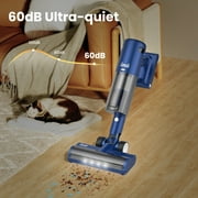 INSE Lightweight Cordless Vacuum with 30Kpa Powerful Suction & 60 Mins Runtime, Stick Vacuum for Carpet, Tile, Pet Hair, Hardwood Floors