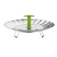 thumbnail image 3 of Cesta de vapor de verduras plegable, cesta de vapor de acero inoxidable Cesta de vapor de verduras de acero inoxidable Suministros de cocina Diseñado con precisión, 3 of 8