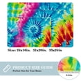 thumbnail image 2 of Tie Dye Polyester Non-Slip Indoor Carpet Kitchen Mat - Machine Washable Door Rug Chair Mat, 2 of 6