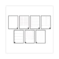 thumbnail image 4 of Fusion Smart Notebook, Seven Assorted Page Formats, Gray Cover, 11 x 8.5, 21 Sheets | Bundle of 2 Each, 4 of 8