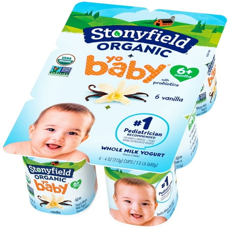 Stonyfield Organic YoBaby Vanilla Whole Milk Yogurt