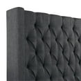 thumbnail image 4 of Picket House Furnishings Arden Queen Tufted Upholstered Bed in Charcoal, 4 of 8