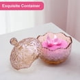 thumbnail image 3 of Set Powder Puff Qopoto de 5 piezas con recipiente de cristal ámbar, 3 of 5