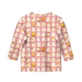 thumbnail image 4 of YOUYEDIAN 2026 Easter Girls 3/4 Length Sleeve Shirts Kids Festival Cute Bunny Print Cotton Tees Tops Holiday Casual Funny Clothes (Pink, 9-10 Years), 4 of 4