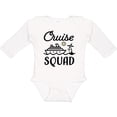 thumbnail image 3 of Inktastic Cruise Squad with Vector Cruise Ship and Palm Trees Boys or Girls Long Sleeve Baby Bodysuit, 3 of 5
