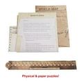 thumbnail image 5 of Escape Room in a Box: Time Drifters Isabel's Story Game, Mystery with Physical & Paper Puzzles, 5 of 7