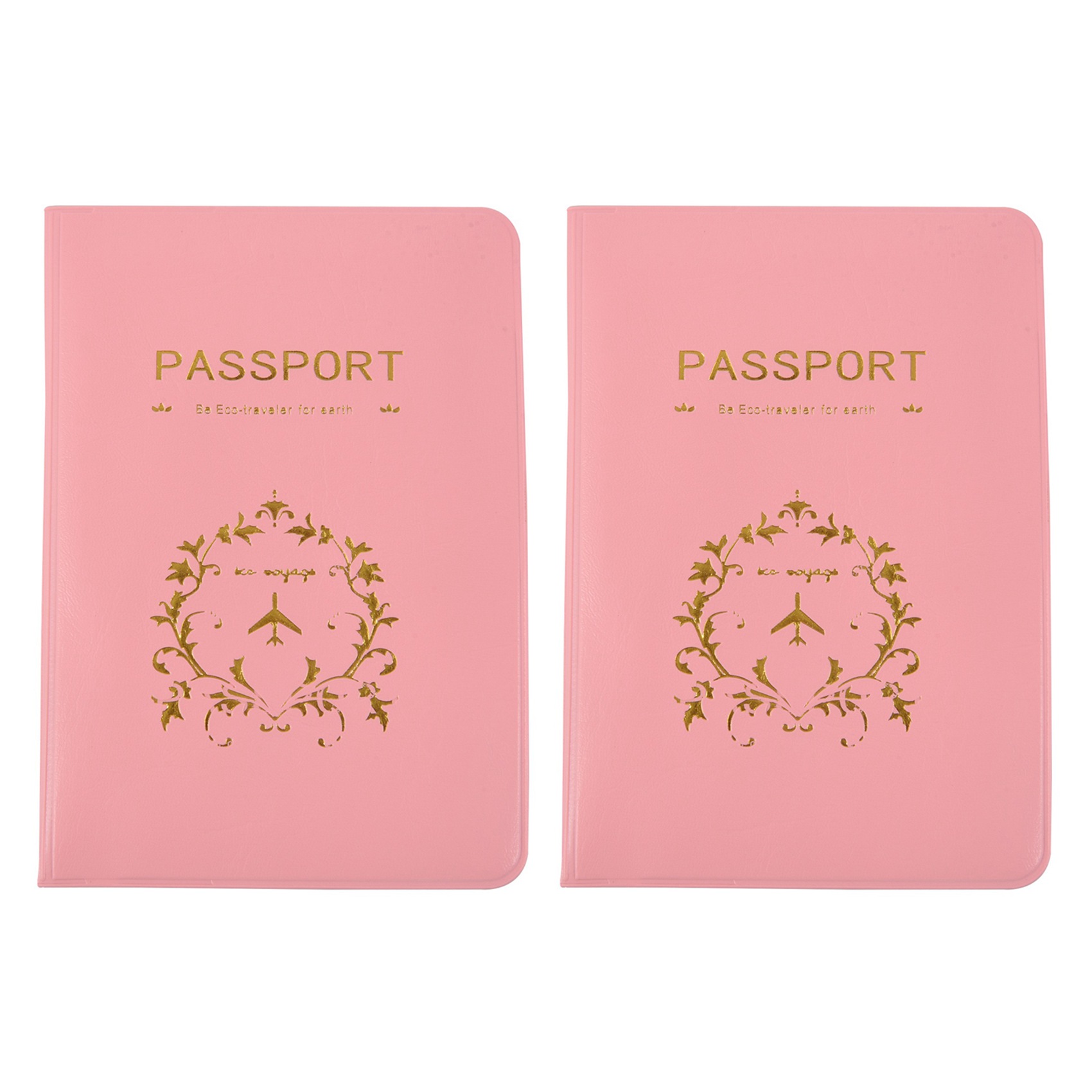 Gneuro 2X Organizer Case of Passport Wallets Passport Holder Pink