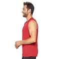thumbnail image 2 of Expert Brand USA-Made Men's Siro Raw Edge Muscle Tee, Scarlet, Small, 2 of 5