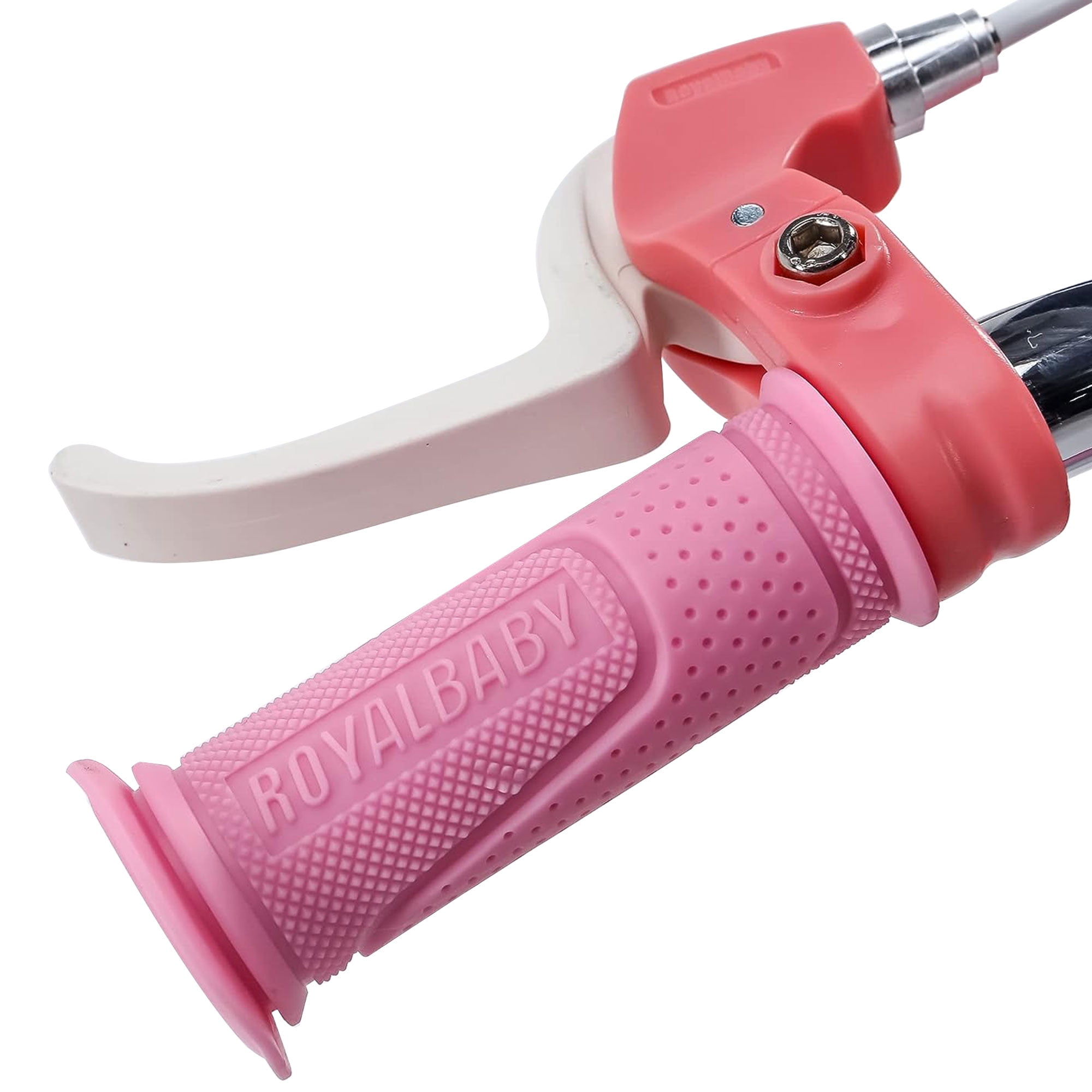 RoyalBaby Little Swan 12 Pink Kids Bike with Basket Training Wheels and Dual Hand Brakes Walmart