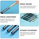 thumbnail image 3 of 13Pcs Dual Tip Pencil Extenders Dual-tip Pen Extenders Art Pencil Extenders Reusable Pen Extender, 3 of 4