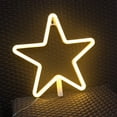 thumbnail image 1 of Estrella (batería + usb) luz blanca cálida-LED nube luz de neón Adepaton LN-2012-5, 1 of 6