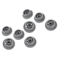 thumbnail image 1 of Dishwasher Lower Rack Wheels, Practical 8Pcs Dishwasher Lower Rack Wheel Replacement ABS Plastic 165314  for Home, 1 of 7