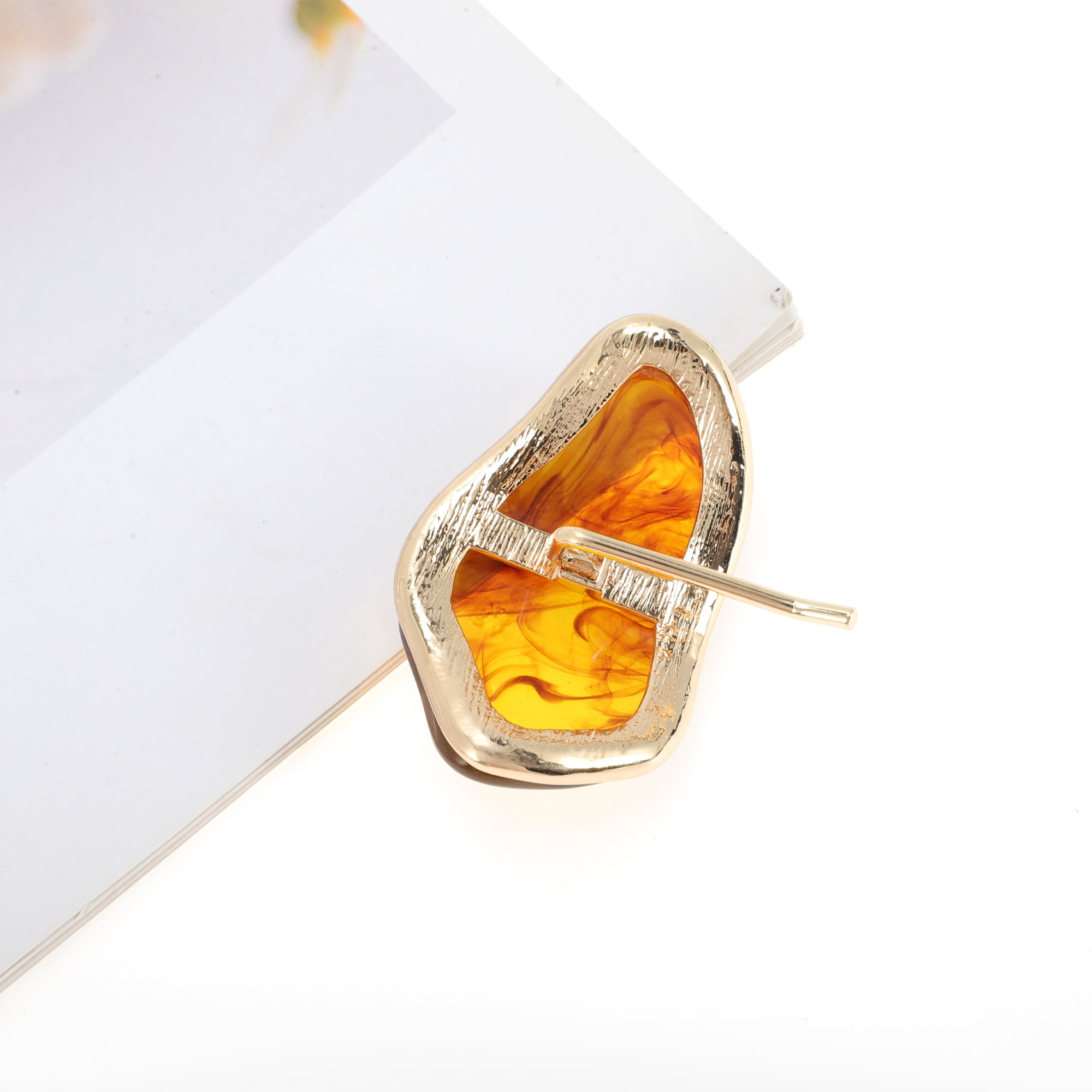 Unique Bargains Stylish Cloud-shaped Ponytail Buckle Hair Clip for Women 1 Pc Coffee Color