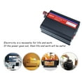 thumbnail image 4 of Scienceny Convertidor de potencia de onda sinusoidal de 500 W, CC 12 V a CA 230 V, protección Solar contra cortocircuitos, ventilador Herramientas eléctricas Negro, 4 of 6
