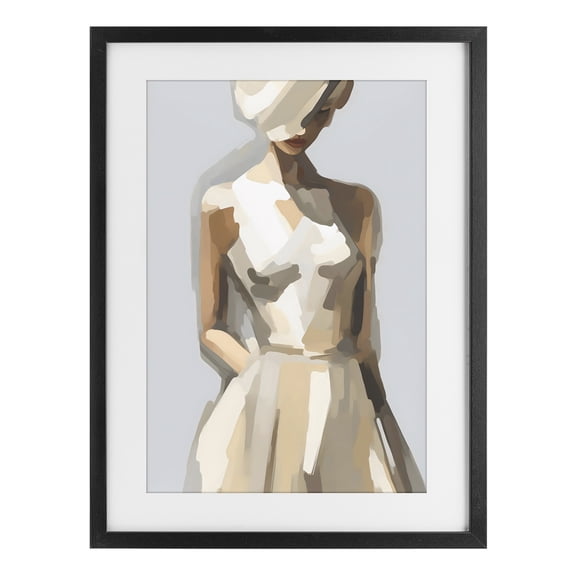 Stupell Industries Sophistication of the Muse Black Framed Print Under Glass, design by Creative Studio
