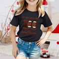 thumbnail image 2 of Girl Tops Size 10-12 Girls Tee Shirts V-Neck Relaxed Fit Breathable Fashion Preschool 100 Day Of Back To School T-Shirt, Size 6 Years, 2 of 4