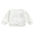 thumbnail image 3 of Chandail pour Enfants Imprimé Lettre Col Manches Longues Blouse, 3 of 7