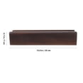 thumbnail image 2 of OUNONA Anti Slip Mirror Base Black Wooden Mirror Bracket 1Set For Dressing Room Bathroom, 2 of 7