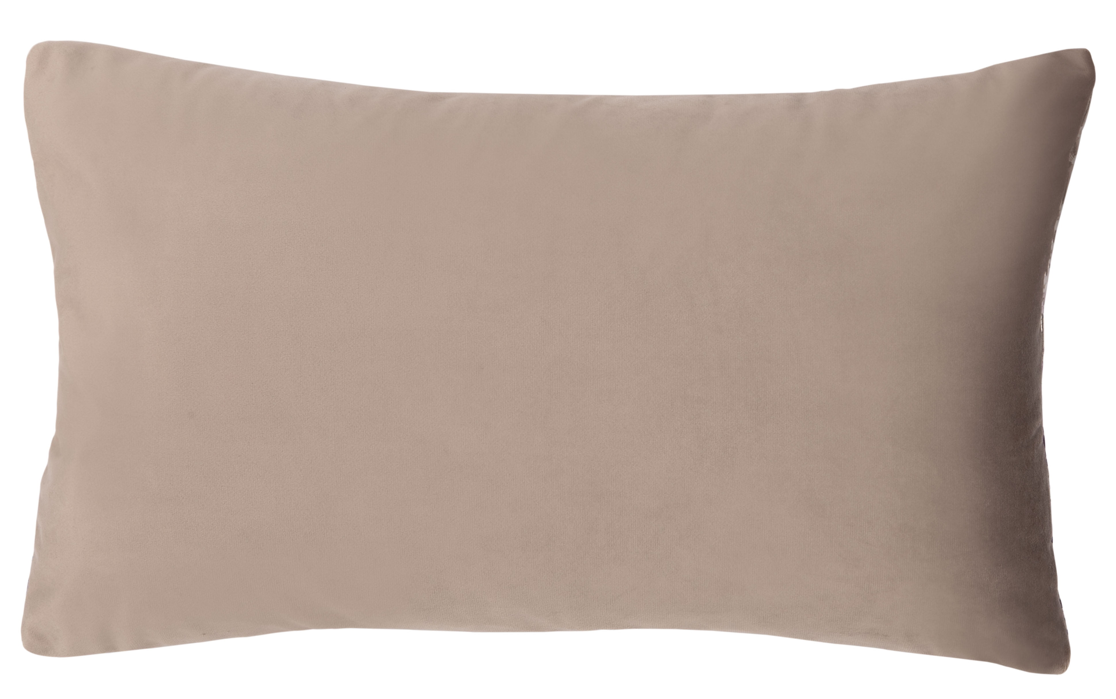 Safavieh Rensia Abstract Decorative Pillow, 12" x 20", Silver/Beige