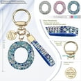 thumbnail image 2 of Inadays Initial Letter Keychain Gift for Women Girls Bling Sparkly Cute Backpack Car Key Accessories Lanyard, 2 of 6