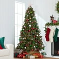 thumbnail image 5 of Best Choice Products Artificial Christmas Tree, 7.5ft Premium Pre-Lit Spruce Design, Dense Branches - Green Spruce, 5 of 9