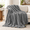 Arched Grey-60" x 80" 15lbs, variant on Arched Light Purple 60" x 80" 15lbs Sherpa Fleece Weighted Blanket for Adults