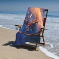 thumbnail image 3 of Starry Sky Flying Tiger Bath Towel, Highly Absorbent towels for bathroom Quick Drying Microfiber Bath Towels for Body, Soft Shower Towels for Sport, Yoga, SPA, Gym 27x55in, 3 of 5