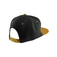 thumbnail image 4 of Top Headwear Flat Bill Adjustable Snapback Cap - Black/Rust, 4 of 4