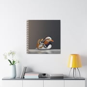 Mandarin Duck Reflection - Canvas