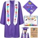 thumbnail image 4 of Kindergarten Graduation 2026 Silk Graduation Attire And Memorial Gift Set, 4 of 5