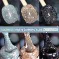 thumbnail image 2 of Nail Gel Polish Glitter Diamond Reflective Colorful Glue Laser Nail Art, 2 of 5