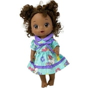 Doll Clothes Superstore Blue Kitten Print Dress Fits 12 Inch Baby Alive And Little Baby Dolls
