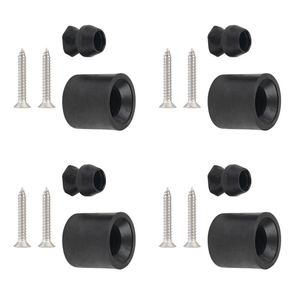 4pcs Horse Trailer Window Bumper & Door Holder set Easy Installation & Weather Resistance Caravans Door Stabilizers
