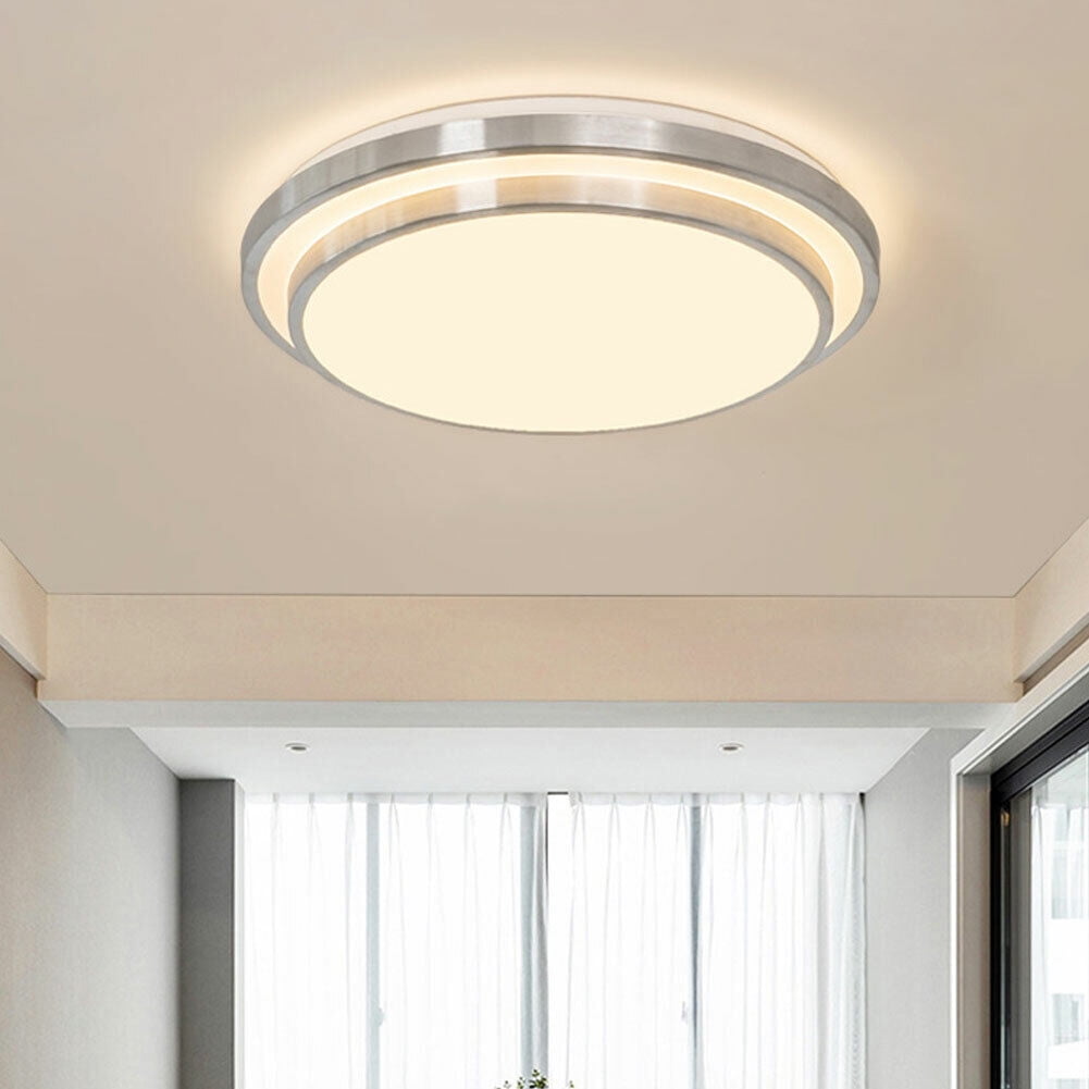 20" LED Ceiling Light Modern Ceiling Lamp Round Flush Mount Lighting Fixture 110V 35W for Bedrooms, Living Rooms, Dining Rooms