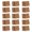 Coffee color, variant on CEORPER Set of 30 Handmade Envelope Pouches PU Jewelry Bags PU Material