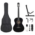 thumbnail image 1 of vidaXL 12 Piece Classical Guitar Beginner Set Black 4/4 39", 1 of 5