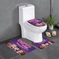 thumbnail image 1 of Chicas Bratz Juego de 3 alfombras de baño de coral fleece: tapete de baño + alfombra de inodoro en forma de U + funda de tapa de inodoro en forma de O, 1 of 6