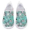 thumbnail image 1 of Zapatos casuales con estampado de conchas de moluscos para mujer, zapatos planos deportivos clásicos para exteriores, zapatos de malla livianos y transpirables de nueva moda, 1 of 5