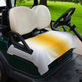 thumbnail image 2 of Golf Cart Seat Covers for 2 Seater,Orange Grey White Microfiber Cart Seat Towel Blanket,Farmhouse Ombre Color Modern Simple Absorbent Breathable Non Slip Bench Seats Protector for Golf Course 51"x31", 2 of 9