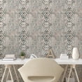 thumbnail image 2 of Ambesonne Geometric Peel & Stick Wallpaper for Home, Weathered Look Grunge Art, 13"x100", Teal Pale Grey Warm Taupe, 2 of 5